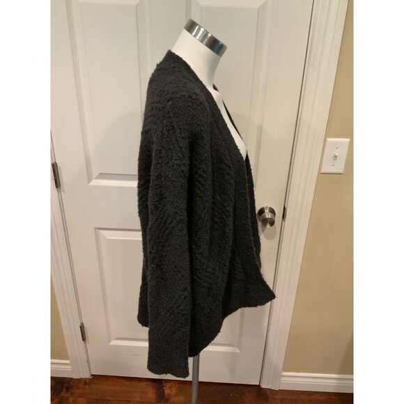 Moth Gray Thick Knit Open Knit Cardigan, Size Small - Picture 2 of 5